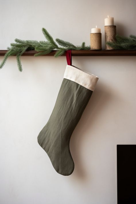 100% Linen Material: Our stockings are made from durable and beautiful linen fabric and lined with 100% cotton lining, ensuring they'll last for many Christmases to come. Rustic Dining Table Decor, Linen Christmas Stocking, Designer Pillow Covers, Glendale California, Modern Table Runners, Handmade Table Runner, Table Runners Wedding, Natural Linen Fabric, Unique Pillows