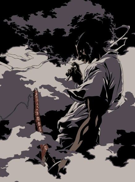 Afro samurai Manga Samurai, Fan Art Anime, Samurai Wallpaper, Samurai Anime, Afro Samurai, Samurai Artwork, Samurai Champloo, Black Art Painting, Afrocentric Art