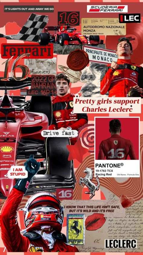 Check out sophiehendersonn's Shuffles charles leclerc #wallpaper #charlesleclerc #formula1 #f1 #car #ferrari #16 Formula 1 Aesthetic Wallpaper Charles Leclerc, Ferrari Charles Leclerc Wallpaper, F1 Ferrari Wallpapers Charles Leclerc, F1 Cars Ferrari, Charles F1 Wallpaper, Charles Leclerc Ferrari Wallpaper, Charles Leclerc Collage Wallpaper, Ferrari F1 Wallpapers Leclerc, F1 Charles Leclerc Wallpaper