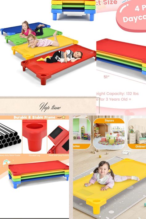 The high-quality toddler cots can provide children with a cozy rest time in kindergartens, nurseries and daycares. Daycare Cots, Portable Classroom, Classroom Preschool, Toddler Cot, Toddler Daycare, Kids Cot, Sleeping Cots, Toddler Beds, Cot Bedding