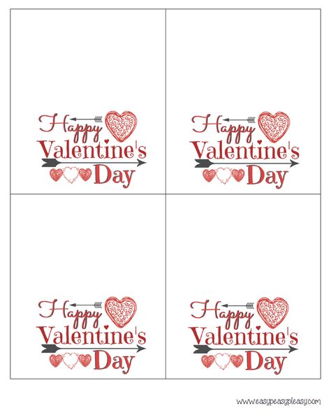 Free Printable Valentine Treat Bag Toppers - Easy Peasy Pleasy Free Printable Valentines Tags, Valentines Tags, Selamat Hari Valentine, Valentines Toppers, Valentines Day Printables, Candy Gram, Valentines Day Bags, Free Printable Valentines, Valentine Stuff