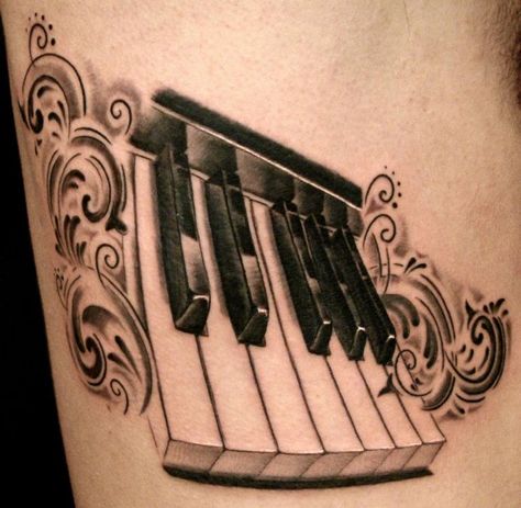 20+ Lovely Piano Tattoo Ideas – Truetattoos Piano Key Tattoo, Keyboard Tattoo, Piano Tattoo Ideas, Piano Keys Tattoo, Key Tattoo Ideas, Piano Tattoos, Keys Tattoo, Musical Tattoos, Piano Tattoo