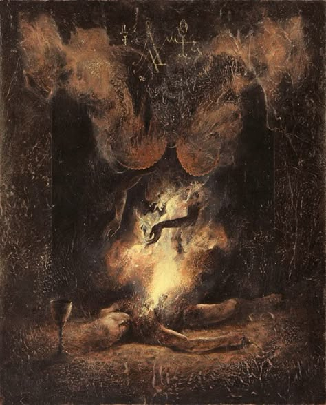 Denis Forkas #art #illustration Yaroslav Gerzhedovich, Denis Forkas, Occult Art, Creepy Art, The Villain, Surreal Art, Horror Art, Album Art, Impressionism