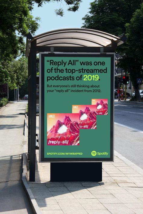 Spotify Integrated Advert By : The Past Decade | Ads of the World™ Spotify Advertising, App Story, Billboard Advertising, Cities In Germany, Ad Of The World, Publicidad Creativa, Song Of The Year, Music App, Outdoor Advertising