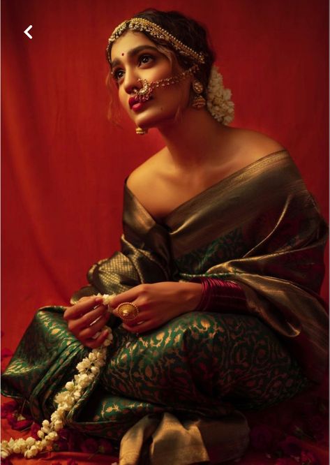 Saniya Iyappan, Indian Look, Portrait Photography Women, Self Portrait Poses, Indian Photoshoot, Saree Photoshoot, Green Saree, Model Poses Photography, Portrait Photography Poses