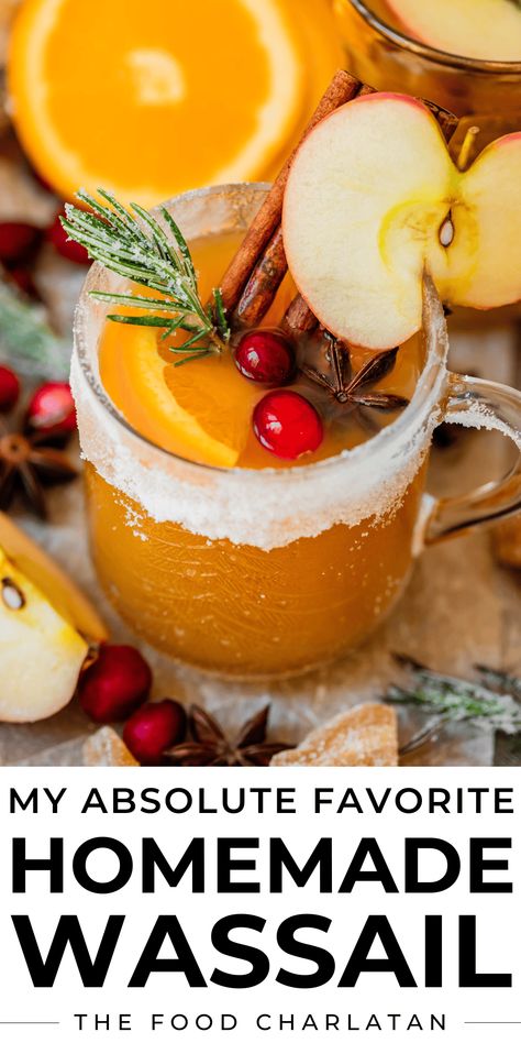 Healthy Wassail Recipe, Silver Dollar City Wassail Recipe, Holiday Wassail Recipe, Wassil Recipe Drink, How To Make Wassail, Wassel Recipe, Wassail Recipe Alcoholic, Spiked Wassail Recipe, Wassail Recipe Traditional