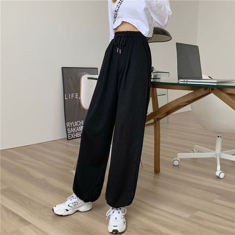 Joggers Streetwear, Baggy Fashion, Sweatpants For Women, Gray Sweatpants, Oversized Pants, Baggy Sweatpants, Streetwear Pants, Casual Sweatpants, Oversize Women