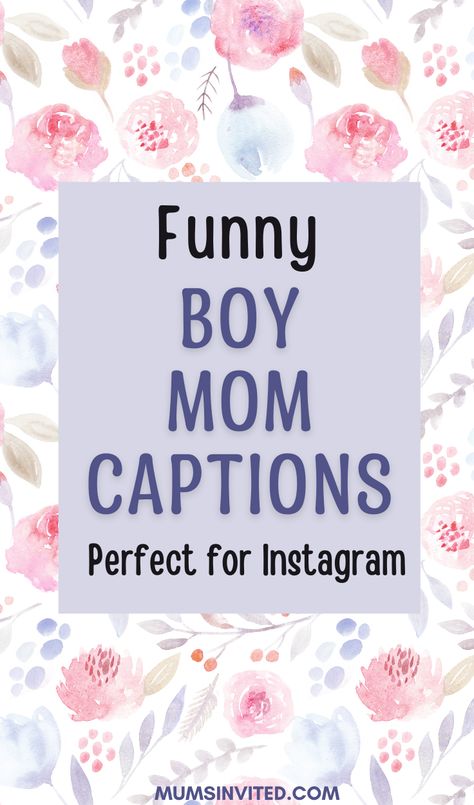 Celebrate devoted boy mom bonds with these cute & funny mother son captions perfect for Instagram. Blend sweet boy mom quotes about mother & son with cute boy mom messages praising the patient guidance it takes to skillfully nurture adventurous kids. These short boy mom quotes, sayings, & captions shine light on often underappreciated resilience of loving mothers. Share sweet boy mom quotes, messages, & sayings sprinkled with lively humor that captures hallmarks of cheerful family. Funny Mom And Son Quotes, Son Shine Quotes, Mother Son Funny Quotes, Mother Son Quotes Funny, Mother Of Boys Quotes Funny, Youngest Son Quotes, Mom Life Captions Instagram, Funny Son Birthday Quotes From Mom, Caption For Mom And Son Picture