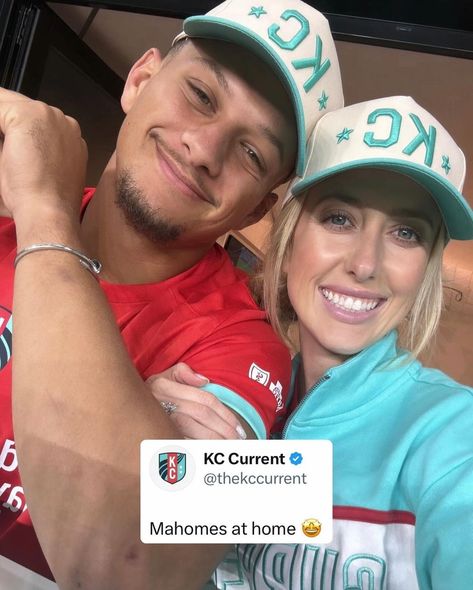 Thanks for the support bosses 🫶

Co-Owners @patrickmahomes & @brittanylynne showing love for #KCBABY 🩵 • Posted 2024-09-08T01:40:00.000Z • Via @kccurrent Brittany Mahomes, Delete Social Media, 8 September, Chiefs Game, Carson Wentz, Team Cap, Family Women, Patrick Mahomes, Nfl Season