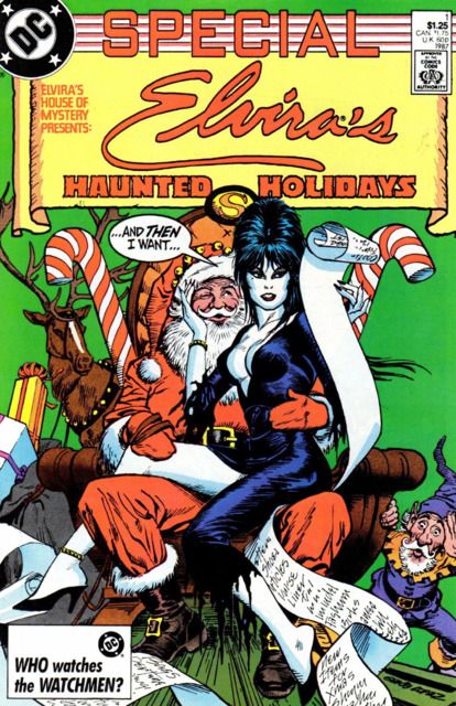 House Of Mystery, Scary Christmas, Christmas Horror, Christmas Comics, Elvira Mistress Of The Dark, Creepy Christmas, Bd Comics, Horror Comics, Comic Book Covers