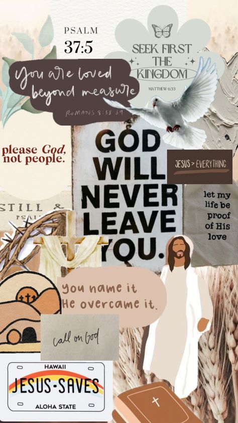 #jesus #wallpaper #faith #religion #god #collage #light #joy #amen #prayer #hope #healing #jesussaves #jesusisking God Collage Wallpaper, Jesus Wallpaper Collage, Jesus Collage Wallpaper, Christian Collage Wallpaper, God Collage, Jesus Collage, Psalm 37 5, Christian Iphone Wallpaper, Romans 8 38-39