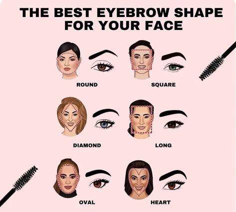 Payal sharma | The Best Eyebrow Shape For Your Face. Comment down which face shape do you have👇🏻 For more tips & tricks follow @facestoriesbypayal… | Instagram Best Eyebrow Shape, Eyebrows For Face Shape, Best Eyebrow Products, Eyebrow Shape, Eyebrow Shaping, Glam Looks, Square Diamond, Eyeshadow Looks, Face Shape