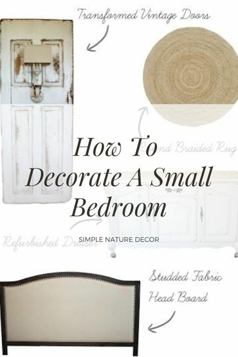 How To Decorate A Small Guest Bedroom. See ideas at the blog. #bedroomdesign #smallbedroomideas #bedroomdecor Decorate Small Guest Bedroom, How To Decorate A Guest Bedroom, Small House Furniture, Small Guest Bedroom, Cheap Fall Decor, Minimalistic Decor, Southern Architecture, House Of Turquoise, Coastal Interiors Design