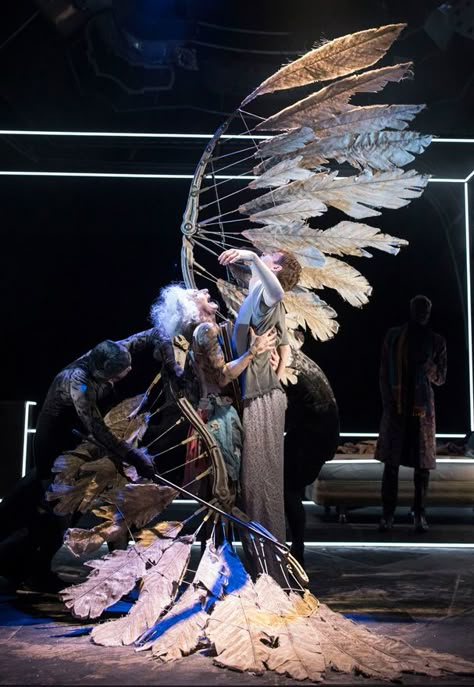 Ripped Wings, Installation Interactive, Angels In America, Theatre Inspiration, Set Design Theatre, Angels Wings, Theatre Costumes, Theatre Design, National Theatre