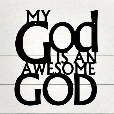 Faster shipping. Better service God Is An Awesome God, Christian Quotes God, Awesome God, Inspirational Quotes God, Bible Verses Quotes Inspirational, Bible Quotes Prayer, Faith Inspiration, My God, Wall Art Wall