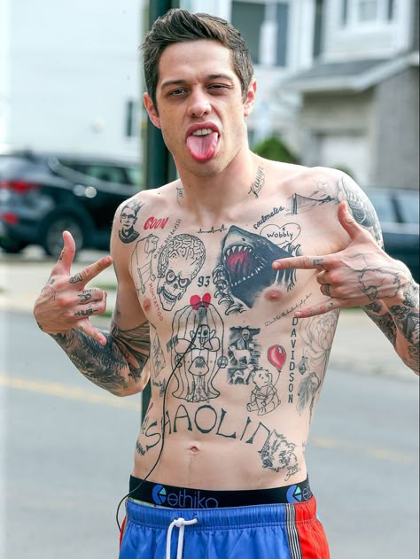 Carla Diaz, Pete Davidson, Hollywood Undead, Boy Tattoos, Saturday Night Live, White Boys, Tattoo Style, Tattoos For Guys, Mtv