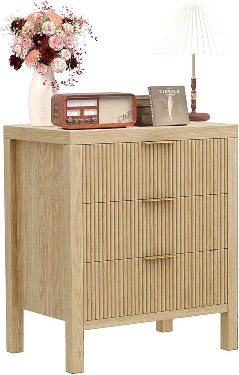 Bedside Dresser, Bedside Furniture, Small Nightstand, Bedroom Updates, Dresser Furniture, Wooden Bedside Table, Modern Bedside, Modern Bedside Table, Bedroom Modern