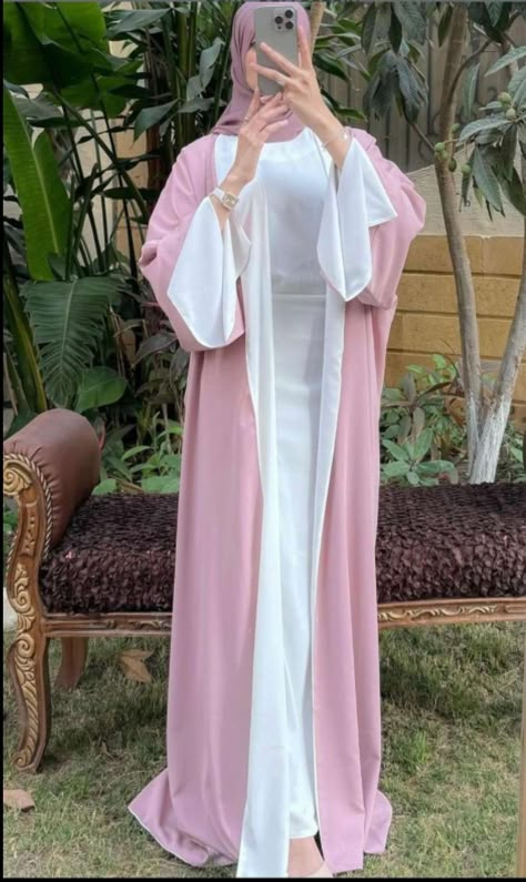 Styles For University, Abayas Aesthetic, Modest Outfits Dresses, Muslim Fashion Dress Modern, Arab Clothing, Blue Abaya, Modest Dresses For Women, Abaya Collection, Abaya Outfit