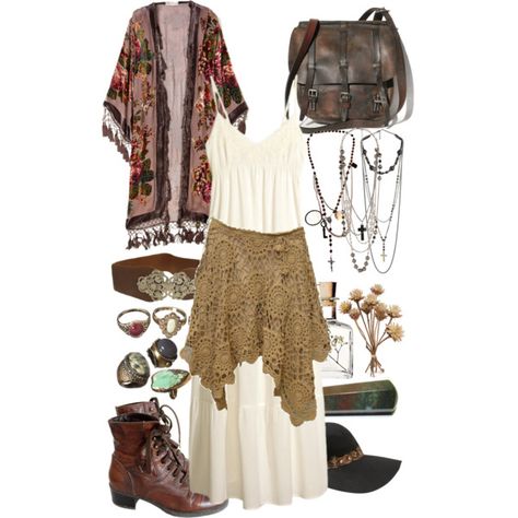 "Misty Day (AHS Inspired)" by wannaberatchethipster on Polyvore Misty Day Outfits, Misty Day Ahs, Hippy Witch, Bohemian Witch, Witchy Wardrobe, Witch Style, Gothic Outfit, Pretty Clothing, Fashion Hippie