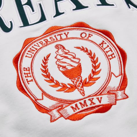 Collegiate Design T Shirts, College Graphic Design, University Graphic Design, Collegiate Design, Collegiate Aesthetic, University Vibes, School Merch, Kith Treats, Collegiate Apparel