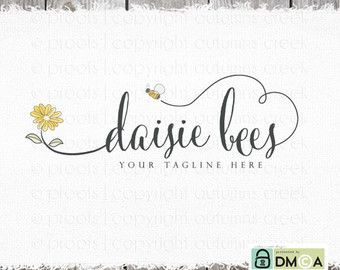 Photography Logos bee logo Premade Logo Designs flower Logo daisy logo logos and Watermarks logos for photographers hand drawn sewing logos Daisy Logo Design Flower, Meadow Logo Design, Sewing Logo Design Ideas, Daisy Logo Design, Sewing Logos, Daisy Logo, Sewing Logo Design, Logo Bee, Sewing Quotes