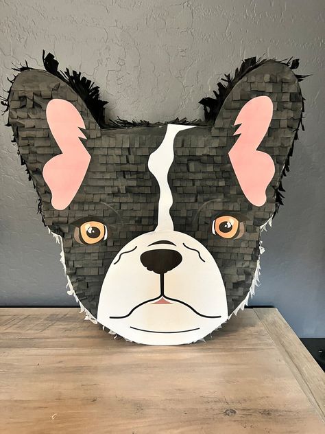 Animal Frenchie BLACK French Bulldog Dog Breed Handmade Pinata - Etsy Dog Pinata, Gray French Bulldog, Pinata Birthday Party, Pinata Birthday, Black French Bulldogs, French Bulldog Dog, Custom Templates, Dog Breed, Black Tan