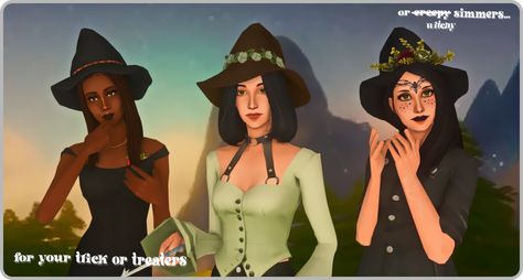 DOWNLOAD: SFS | MF 🧙🏽‍♀️ : pt 19 stan account Cas Supernatural, Witch Hats, Sims Mods, Sims 2, Sims Cc, Witch Hat, Sims 4, Supernatural, Witch