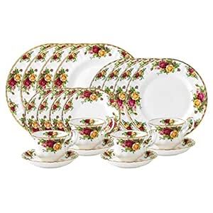 Royal Albert Old Country Roses 20-Piece Dinnerware Set, Multi Fine China Dinnerware, Royal Albert Old Country Roses, China Dinnerware Sets, Royal Albert China, Bone China Dinnerware, Old Country Roses, China Dishes, Country Roses, China Patterns