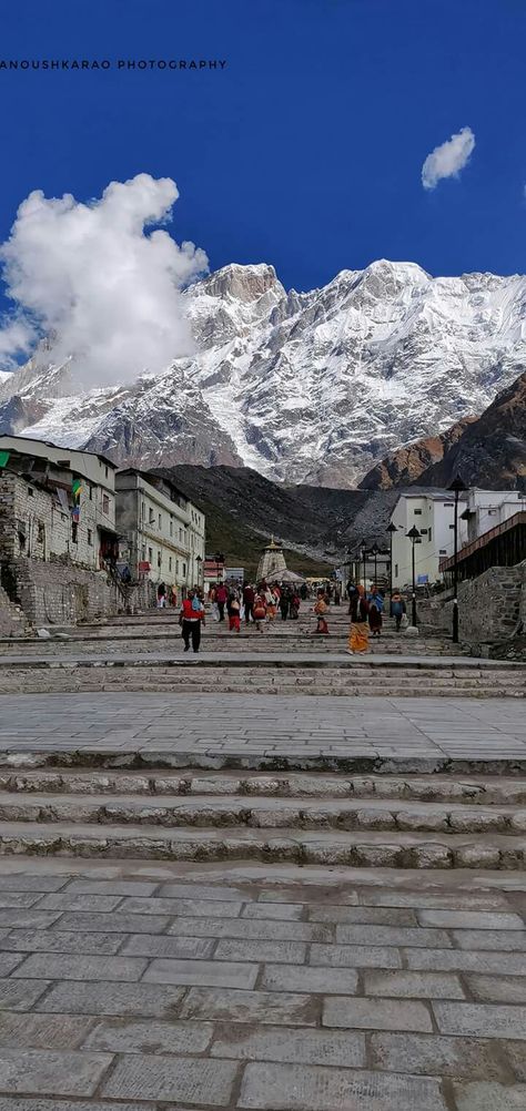 Step to Kedarnath Kedarnath Mountain, Kedarnath Aesthetic, Mountain Travel, Heaven On Earth, 2024 Vision Board, 2024 Vision, Wonderful Places, Travel Bucket, Travel Bucket List