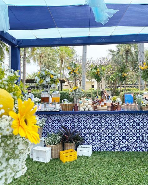 A touch of Amalfi in every detail! From the vibrant citrus tones to the serene blues, this decor captures the magic of the Mediterranean coast. DM us today to create a stunning Mediterranean-inspired event! #weddinginspo #heart2heartweddings #heart2heartweddingsandevents #bride #stagedecor #weddingdecorator #weddingdecorideas #weddings #EventStyling #haldidecor #amalfi Citrus Wedding, Mediterranean Summer, Mediterranean Coast, Love And Lemons, Event Styling, For Love And Lemons, The Mediterranean, Amalfi, Wedding Inspo