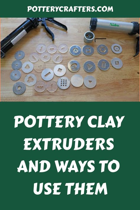 Pottery Clay Extruders And Ways To Use Them https://potterycrafters.com/pottery-clay-extruders/ Pottery Clay Extruder Ideas, Clay Extruder Projects, Extruded Clay Pottery Ideas, Polymer Clay Extruder Ideas, Polymer Clay Diy Tutorials, Extruder Pottery Ideas, Clay Extruder Ideas, Polymer Clay Extruder, Ceramics Plates