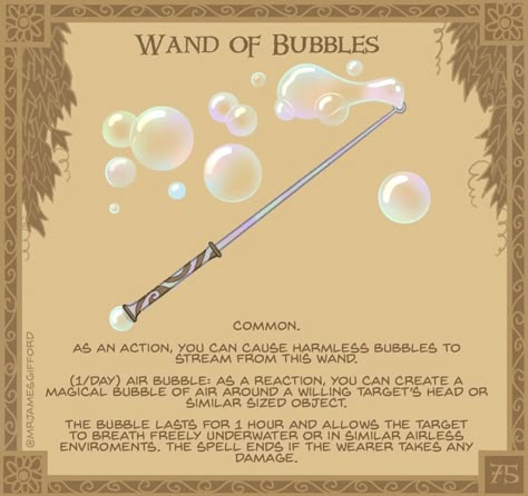 Common Magical Items 5e, Dnd Custom Items, Useless Magical Items Dnd, Dnd Wands, Magic Objects Fantasy Art, Dnd Magical Items, D&d Items, Magic Wand Art, Magic Items Dnd