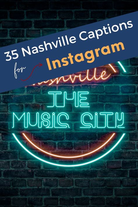 Nashville is a city with so much character and charm. From the music to the food to the people, there’s just something about it that makes it special. If you’re looking for the perfect Instagram caption to capture your Nashville experience, look no further! Here are 35 of the best Nashville Instagram captions to get you started. Nashville Picture Captions, Nashville Quotes Instagram, Nashville Captions Instagram, Nashville Instagram Captions, Nashville Quotes, Facebook Captions, Lit Captions, Whiskey Quotes, Nashville City