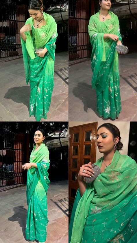 Rajputi Saree Look, Darbari Sarees, Rajpooti Poshak, Royal Saree, Shaded Saree, Saree Pose, Sikh Bride, Drape Sarees, Rajasthani Dress