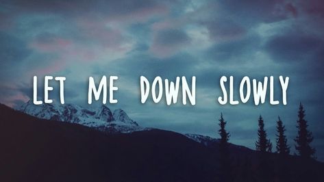 Let Me Down Slowly Lyrics Video, Let Me Down Slowly Song, Let Me Down Slowly Lyrics, Let Me Down Slowly, Free Lyrics, Paradise Bird, Alec Benjamin, Atlantic Records, Let Me Down