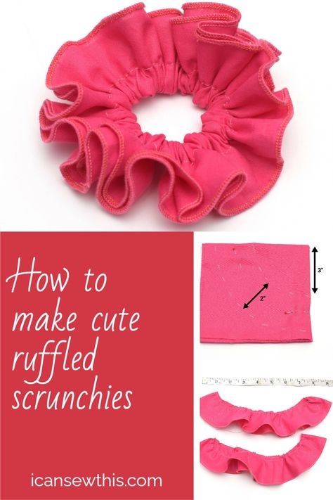 Fluffy Scrunchies Diy, Giant Scrunchie Pattern, Diy Small Fabric Projects, Extra Large Scrunchie Pattern, Diy Schruncies, Sewing Hair Scrunchies, Best Fabric For Scrunchies, Sewing Hair Accessories Ideas, Free Scrunchie Pattern Sewing