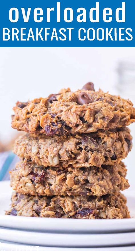 Protein Oatmeal Breakfast Cookies, Healthy Breakfast Cookies Protein, No Egg High Protein Breakfast, High Protein Breakfast No Eggs, Lite Desserts, Peanut Butter Breakfast Bites, Banana Oatmeal Breakfast Cookies, Peanut Butter Breakfast Cookies, Protein Breakfast Cookies