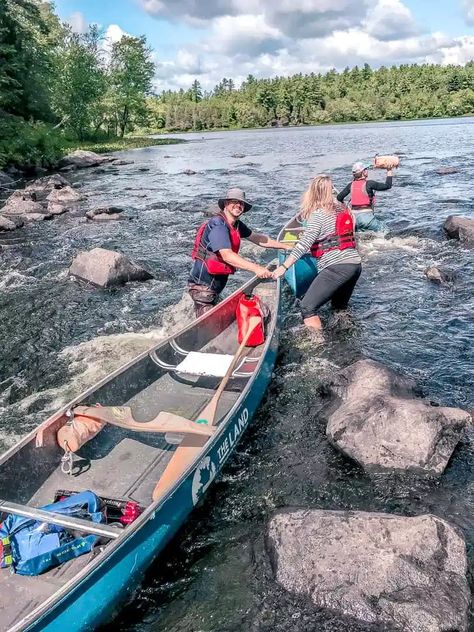 Whitewater Canoeing, Canadian Canoe, Ontario Parks, Canoe Camping, Kayak Boats, Backcountry Camping, Kayak Camping, Adventure Inspiration, Canoe Trip