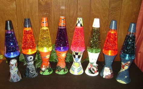 Painted Lava Lamp, Lava Explosion, Cool Lava Lamps, Glitter Lamp, Glitter Globes, Lava Lamps, Dot Journals, Boho House, Vintage Room