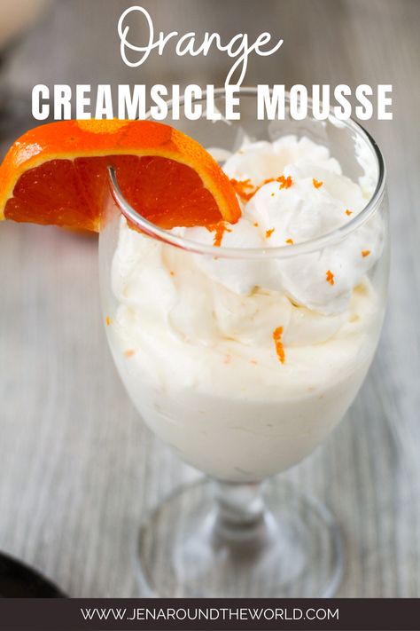 I love how light and refreshing this dessert is. It is super easy to make, and there are only 7 ingredients! Not only is this recipe super simple to make, but it also comes together in under 10 minutes. Fruit Mousse, Orange Mousse, Light Dessert, Citrus Recipes, Fluff Desserts, White Chocolate Mousse, Good Pie, Quick Easy Desserts, Spring Desserts