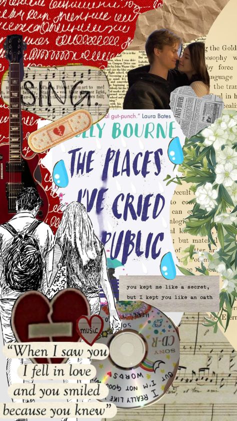 The Places I’ve Cried in Public by Holly Bourne. #theplacesivecriedinpublic #hollybourne #books #bookish #bookshuffle #bookshuffles The Places I've Cried In Public Aesthetic, The Places I've Cried In Public Book, The Places I've Cried In Public, Holly Bourne, Book Bujo, Christian Quotes God, Inspirational Books To Read, Book Aesthetics, Quotes God