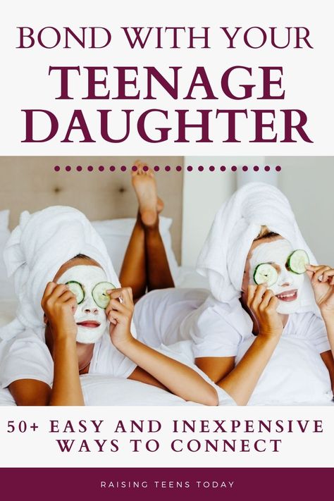 Mother And Daughter Bedroom Ideas, Things To Do With Teenage Daughter, Things To Do With Your Teenage Daughter, Bonding With Daughter, Raising A Teenage Daughter, How To Bond With Your Daughter, Teen Daughter And Mom, Mother Daughter Date Ideas Teen, Connect With Teenage Daughter