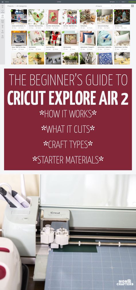 Cricut Air Explorer 2 For Beginners, Cricut Explore Air 2 For Beginners Projects, Cricut Beginners Guide, Cricket For Beginners, How To Use My Cricut Explore Air 2, Cricut Explore Air 2 Projects Beginner, How To Cricut How To Use, How To Work A Cricut Machine, Cricut Explorer 2