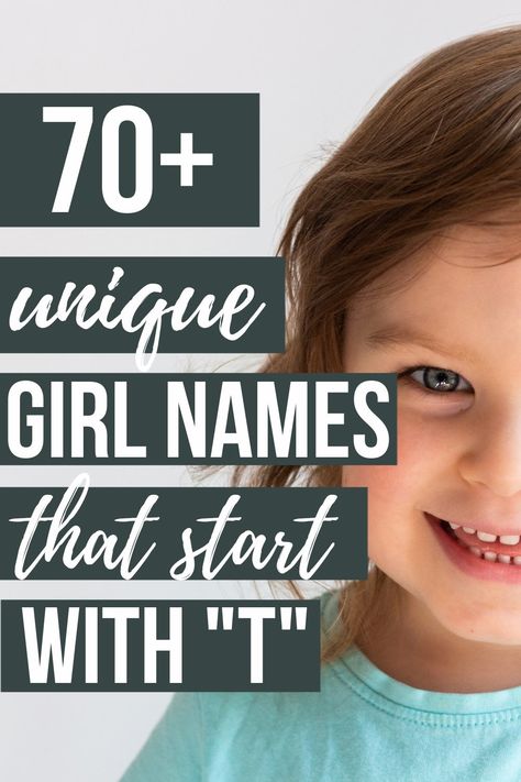 UNIQUE BABY GIRL NAMES THAT START WITH T- Are you set on an "T" name for your new baby girl? You're sure to find the cutest baby girl name on our ultimate list of baby girl names starting with T! M Girl Names, Names Of Baby Girl, Long Girl Names, Short Baby Girl Names, Sweet Baby Girl Names, Elegant Girl Names, Uncommon Names, Indian Baby Girl Names