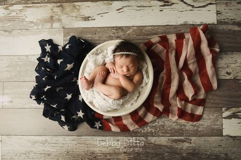 Newborn Photography Summer, Baby Memorial Day Pictures, 4th Of July Newborn Pictures, July Newborn Photography, Summer Newborn Pictures, July Newborn, Marine Newborn Pictures, American Flag Baby Pictures, American Flag Newborn Pictures