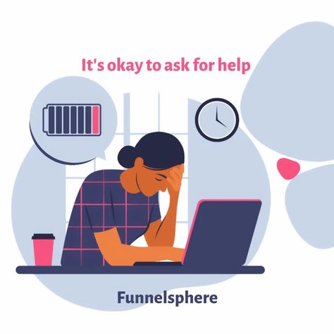 Don't be afraid to ask for help! As a coach or business owner, you're used to being an expert. But even experts need guidance sometimes! I remember when I first started my business, I was determined to do everything myself. But soon, I was overwhelmed and stuck. It wasn't until I asked for help from a mentor that things started to fall into place. Don't let pride hold you back from achieving your goals. Whether it's a business strategy, marketing advice, coaches or just a fresh perspective... Burnout Syndrome, Mental Health At Work, Healthy Workplace, Health Words, Awareness Poster, Feminine Health, Marketing Advice, Good Mental Health, Health Articles