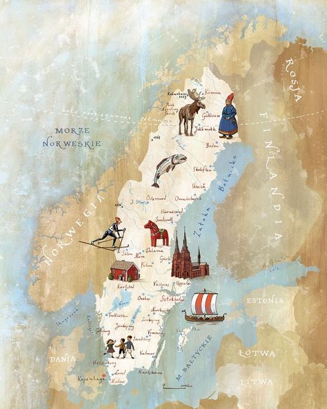 Elk Meat, Sweden Map, Sweden Travel, Scandinavia Travel, Scandinavian Countries, Nordic Countries, Dala Horse, Voyage Europe, Kamikaze