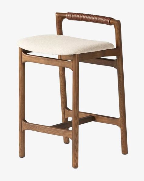 Shop Quality Counter Height Bar Stools from McGee & Co. Arhaus Aimee Counter Stool, Arhaus Gage Counter Stool, Bentwood Counter Stool, Lisette Counter Stool Cb2, Woven Leather Strap Counter Stool, Wood Counter Stools, Upholstered Stool, Bar Height Stools, Jw Marriott