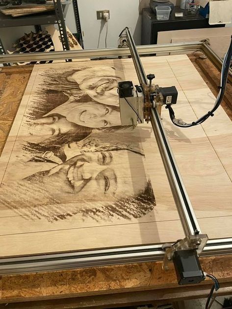 Wood Cnc Machine, Desktop Cnc, Diy Cnc Router, Cnc Woodworking, Laser Engraved Ideas, 3d Cnc, Diy Cnc, Cnc Wood, Cnc Projects