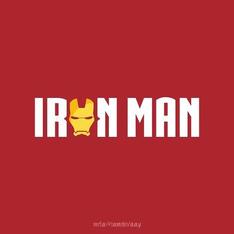 #verbicon iron man by Shiva Samrat (@iamshivaaay) Iron Man Name, Ironman Logo, Iron Man Tshirt, Iron Man Logo, Typography Logo Inspiration, Iron Man Movie, Iron Man 3, Creative Gifts For Boyfriend, Man Movies